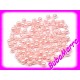 100ks~ Voskované perly sklo ~korálky Ø4mm~ růžová  